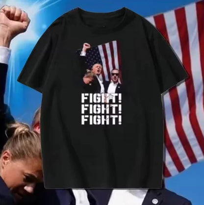 'He Was Right' Patriotic Graphic T-Shirt