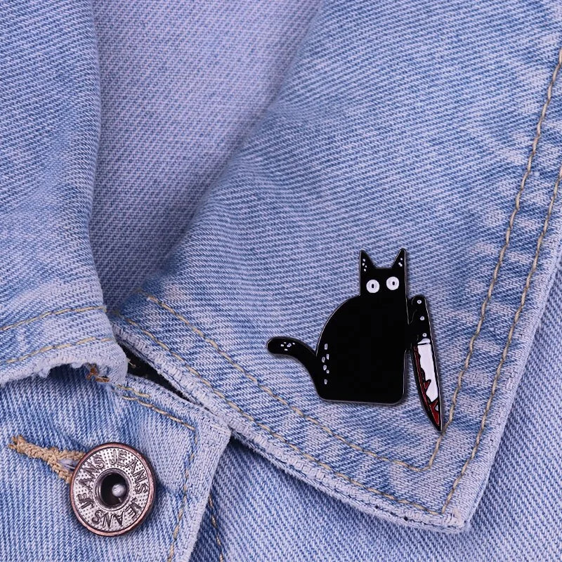 Slayer Cat Brooch