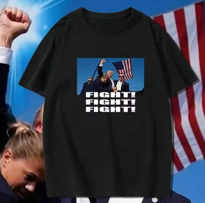 'He Was Right' Patriotic Graphic T-Shirt