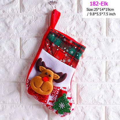 Santa Snowman Christmas Stockings