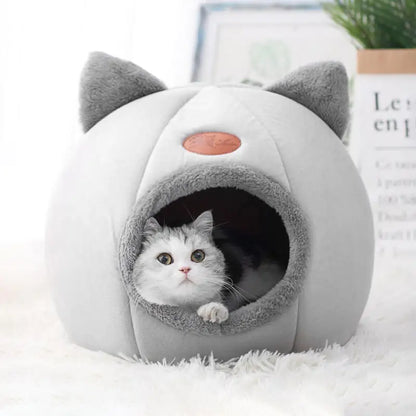 PurrNest Luxe Plush Cat Bed