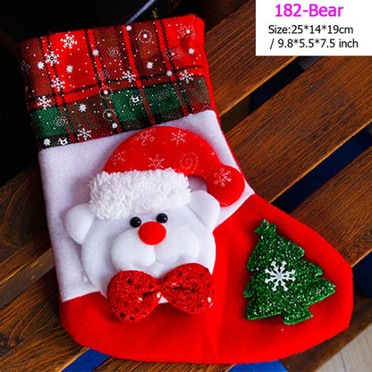 Santa Snowman Christmas Stockings