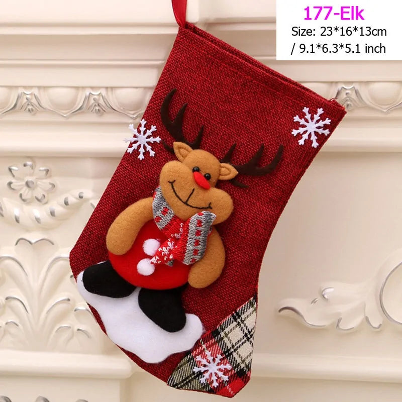 Santa Snowman Christmas Stockings