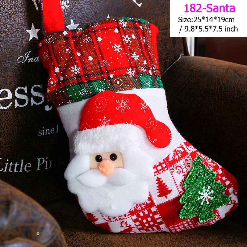 Santa Snowman Christmas Stockings