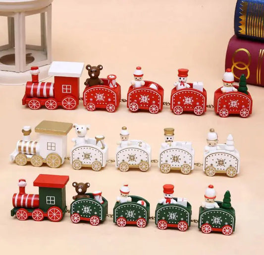 Christmas Christmas Wooden Train