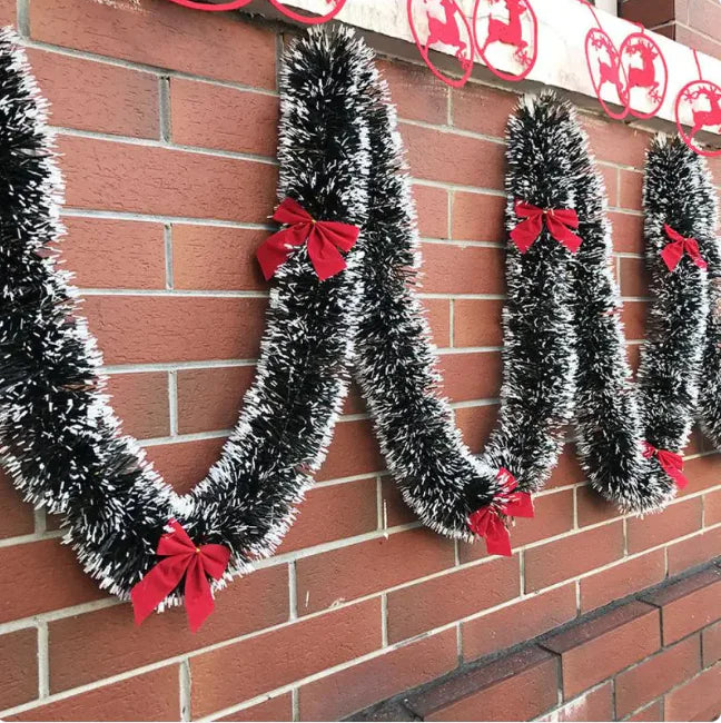 Festive Christmas Ribbon Garland