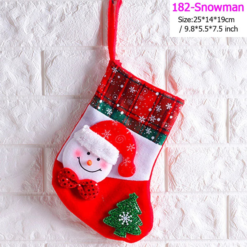 Santa Snowman Christmas Stockings