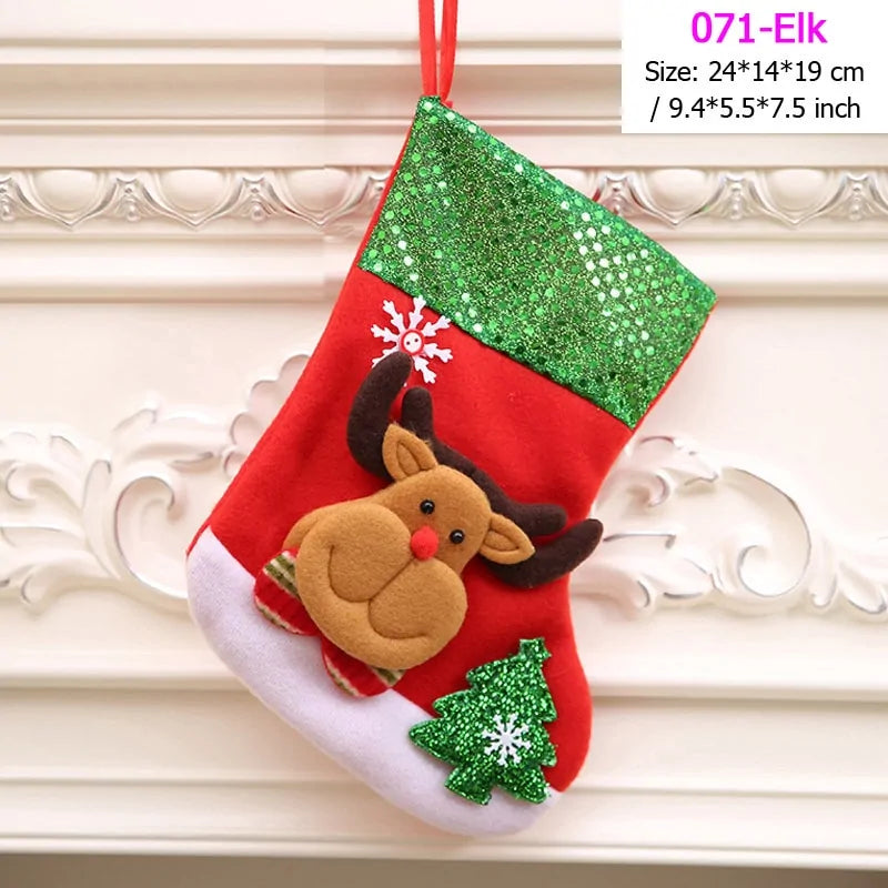 Santa Snowman Christmas Stockings