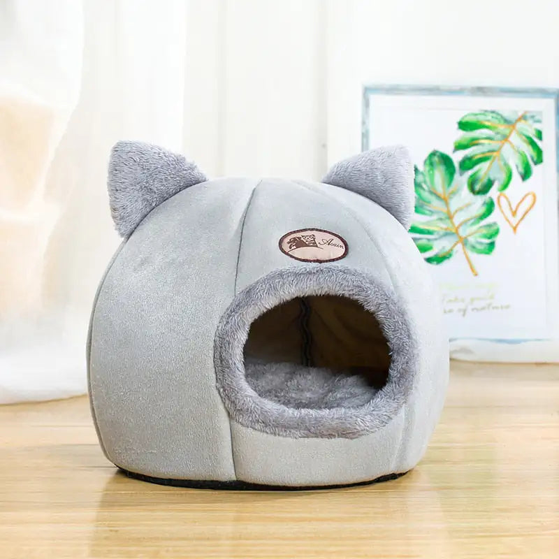 PurrNest Luxe Plush Cat Bed