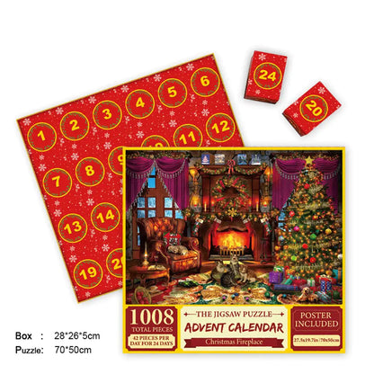 Merry Christmas Jigsaw Advent Calendar Puzzle