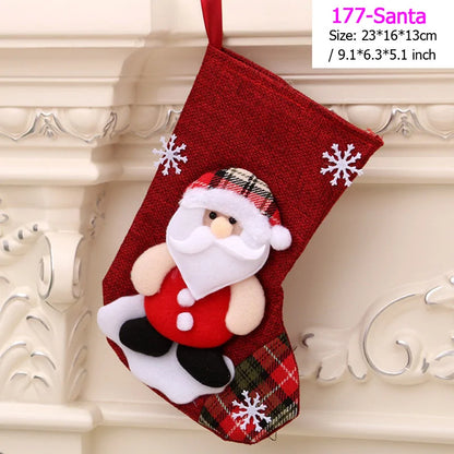 Santa Snowman Christmas Stockings