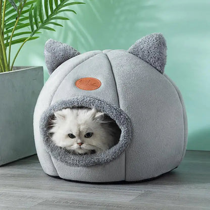 PurrNest Luxe Plush Cat Bed